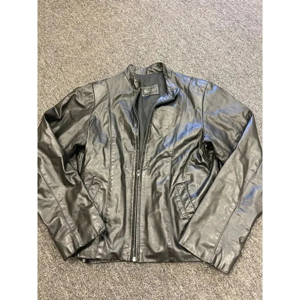 Bettina Rizzi Buenos Aires Designer Womens Black Genuine Leather Full Zi… - Picture 2 of 12